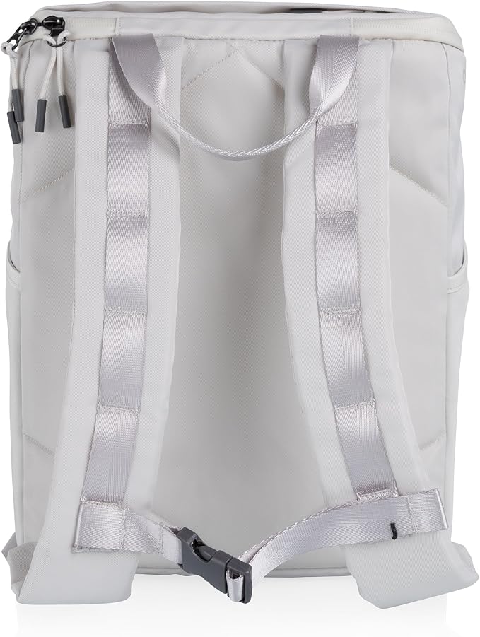 PICNIC TIME PTX 2.0 Tarana Backpack Cooler, Soft Insulated Lunch Bag made with Recycled Material, Upcycled Cooler Bag, (Gray)