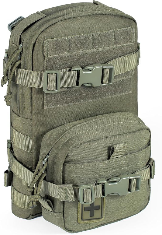 Tactical Small MOLLE Hydration Pack Outdoor Water Bladder Carrier Pack for Vest Backpack