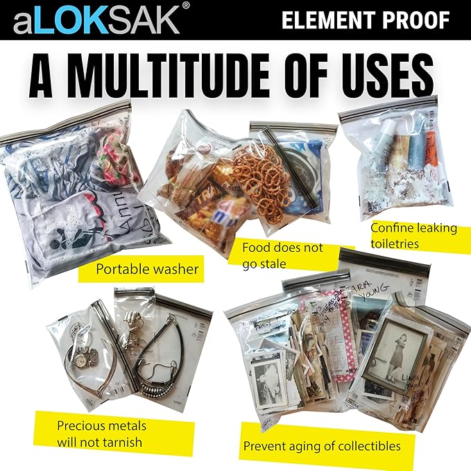 LOKSAK - aLOKSAK Waterproof Cellphone Dry Bags - Airtight Underwater Phone Pouch - Touch Screen Compatible - Diving Certified