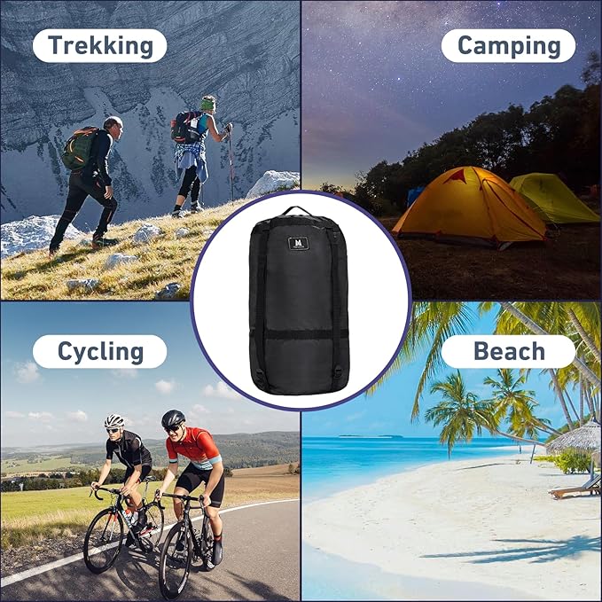 Compression Sack,8L/24L/45L Compression Stuff Sack,Water Resistant Sleeping Bag Carrier Lightweight Nylon Storage Sack-Space Saving Gear for Camping, Hiking