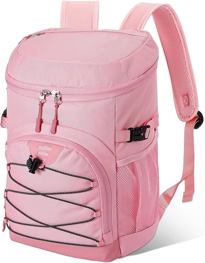 Cooler Backpack, Lightweight and Soft Backpack Cooler for Men Women, Insulated Lunch Bag for Camping Traveling Hiking