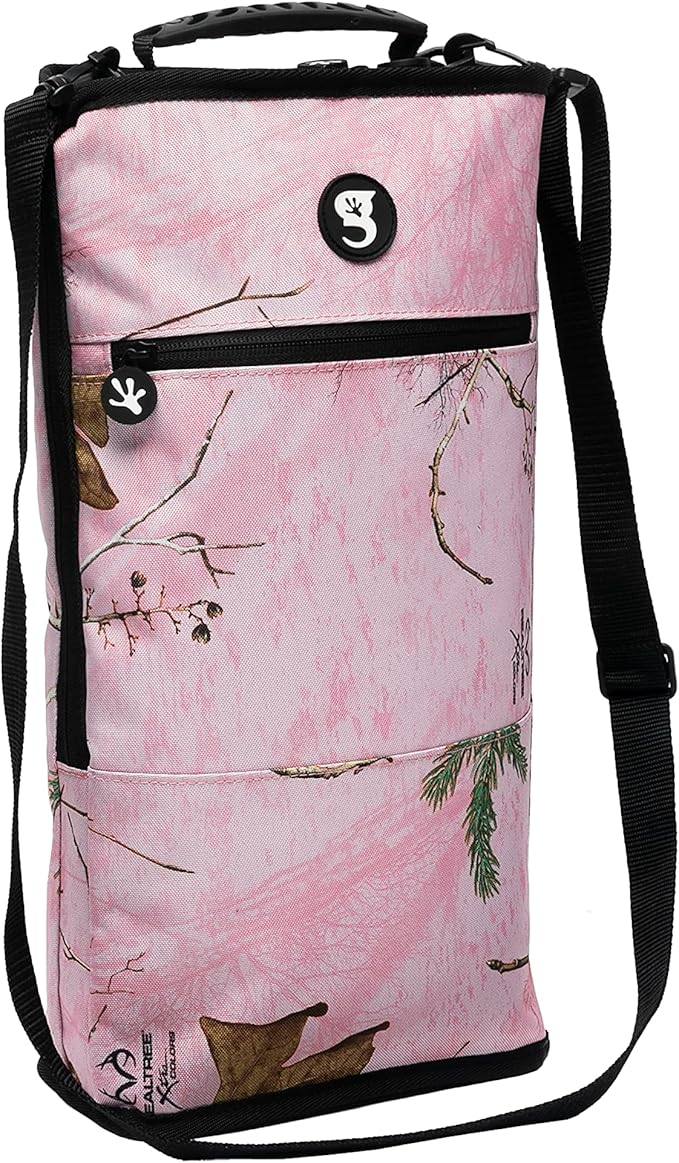 geckobrands Verticool Cooler - Insulated Portable Soft Cooler Bag with Adjustable Shoulder Strap, Holds 9 Cans or 2 Wine Bottles, Perfect for Beach, Picnics, and Outdoor Activities