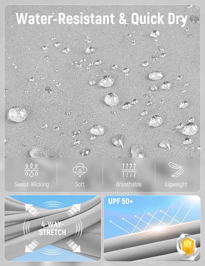 baleaf Women's Hiking Pants Quick Dry Lightweight Water Resistant Elastic Waist Cargo Pants for All Seasons