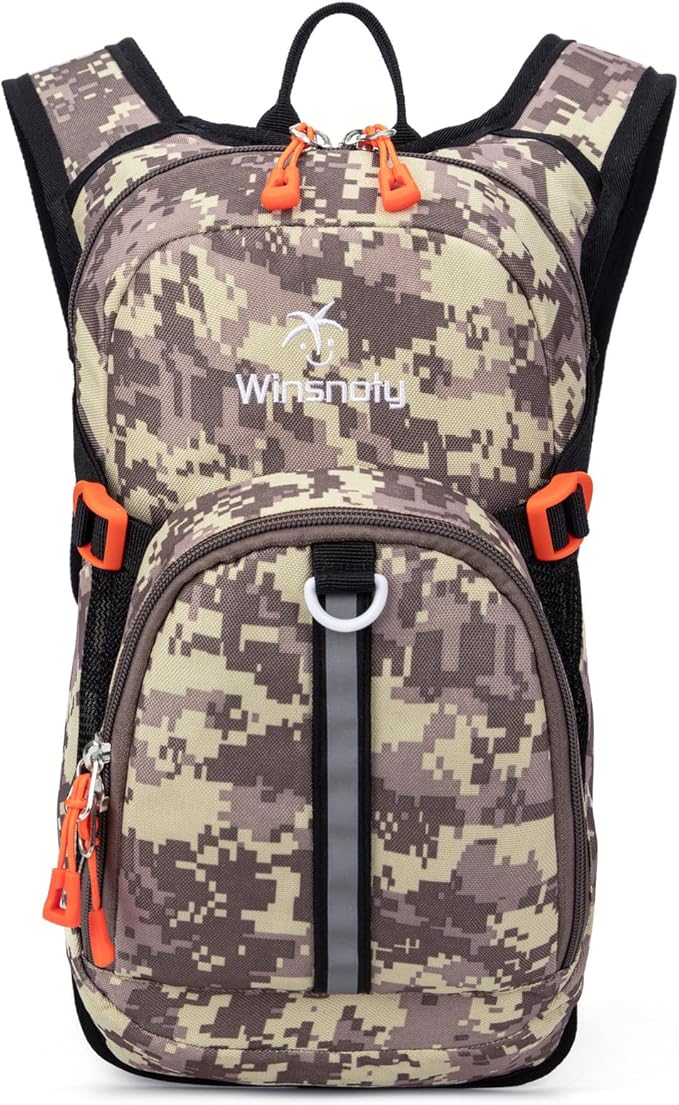Kids Hydration Backpack, Water Hiking Backpack for Boys or Girls with 1.5L Reservoir Bladder