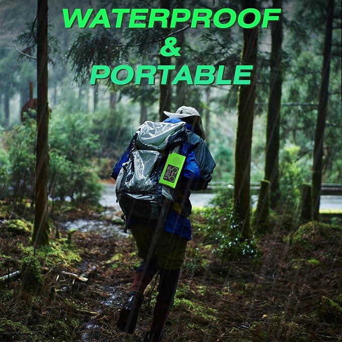 Emergency Radio, Multifunction Solar Charger Hand Crank NOAA Weather AM/FM Radio 4000mAh with USB Charged, Reading Lamp, Flashlight, SOS Alarm, Headphone Jack for Emergencies, 2 Pack