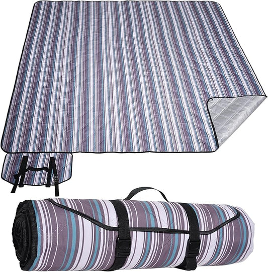 Large Picnic Mat, Outdoor Camping Mat, Tent Mate. Easy to Carry and Store, Water-Resistant, Dust-Proof Sand-Proof, Machine Washable. Thickened. For Picnics, Lawns, Concerts, Outdoor Adventures.