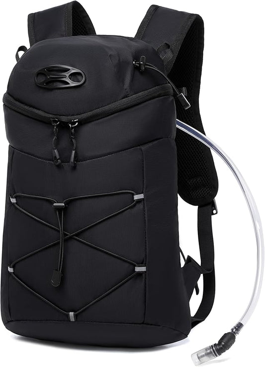 Wotony Lightweight Insulated Backpack with 2L or 3L Water Bladder Bag Daypack for Hiking Trail Running Cycling Race Marathon for Women Men