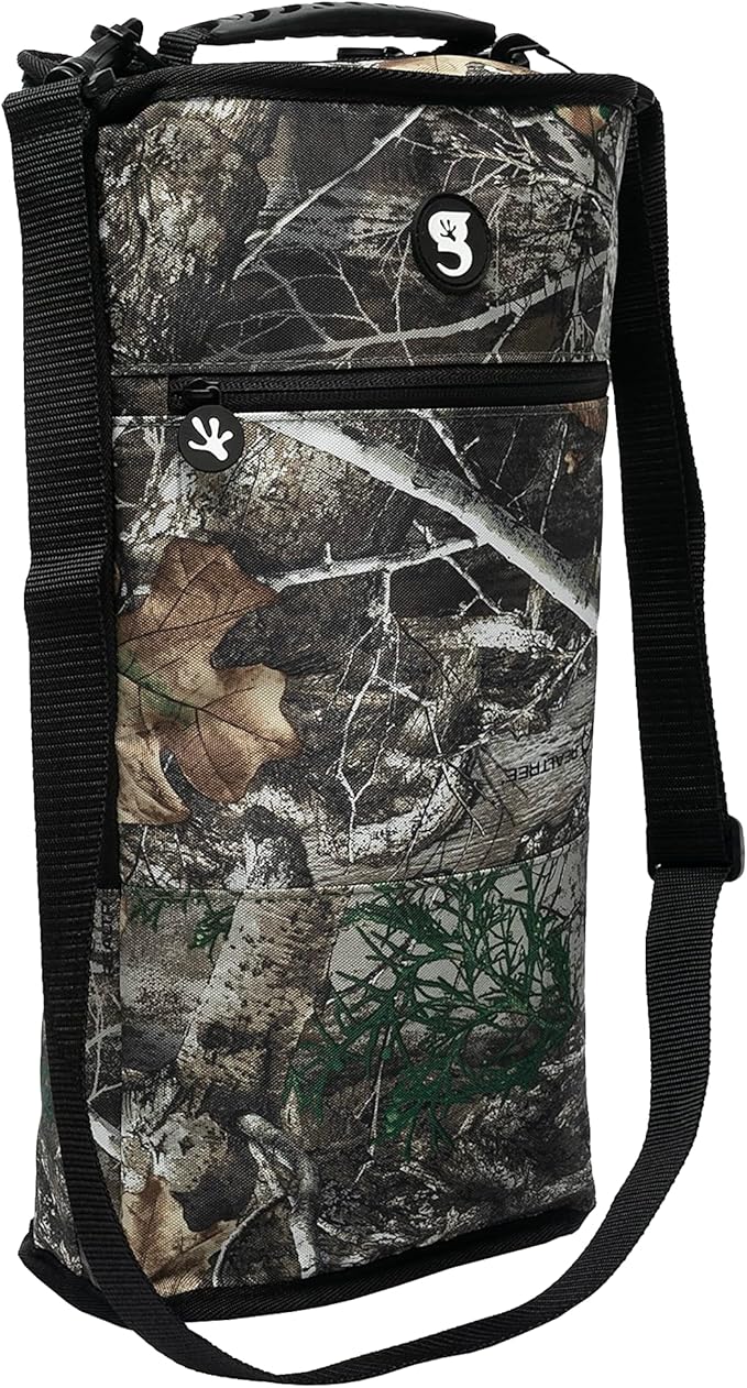 geckobrands Verticool Cooler - Insulated Portable Soft Cooler Bag with Adjustable Shoulder Strap, Holds 9 Cans or 2 Wine Bottles, Perfect for Beach, Picnics, and Outdoor Activities