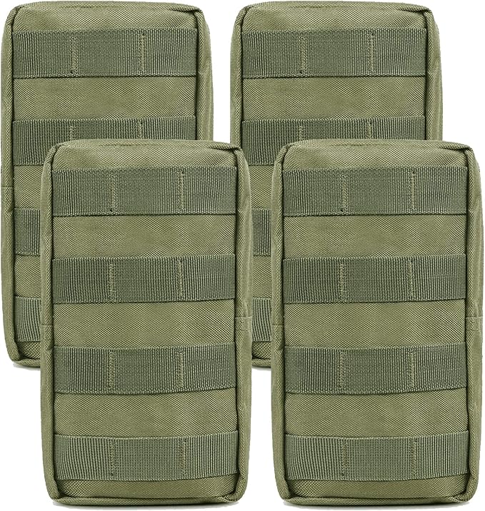 Gogoku 4-Pack Molle Pouch Tactical Molle Pouches Compact Utility EDC Waist Bag Pack