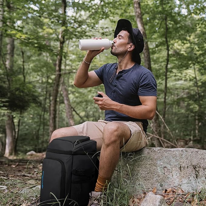 Capolo Cooler Backpack Insulated Leak Proof 36/45 Cans, Soft Camping Bacpack Cooler Thermal Bag Ice Chest, Portable Waterproof Travel Cooler Bag for Lunch Beach Picnic Shopping