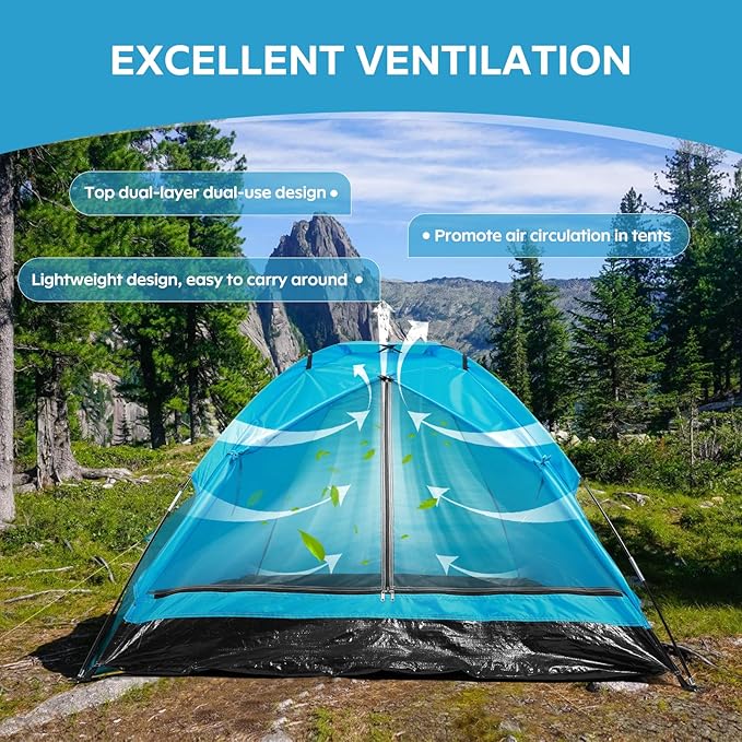 1-2 one Person Two Persons Small Camping Tents for Hiking with rainfly, Esay Set up Dome Tent with Carrying Bag,Basic Portable Camping Small Tents for Backpacking