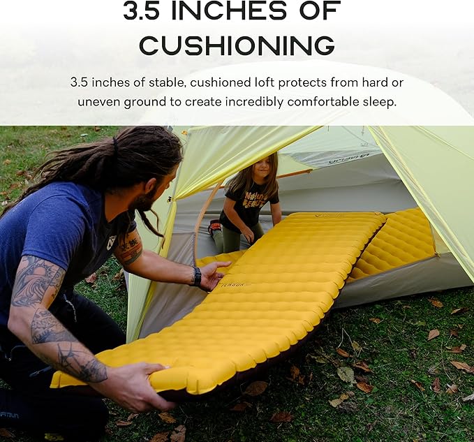 Nemo Equipment Tensor Trail Ultralight Insulated Sleeping Pad - Regular Mummy (72" x 20) - Mango/Huckleberry