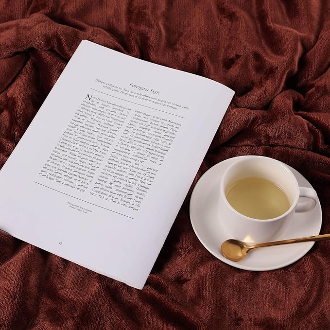 NANPIPER Baby Sherpa Blanket,Warm Toddler Throw Blanket,Soft Newborn Fleece Blanket for Winter (Brown,30x40 inches)