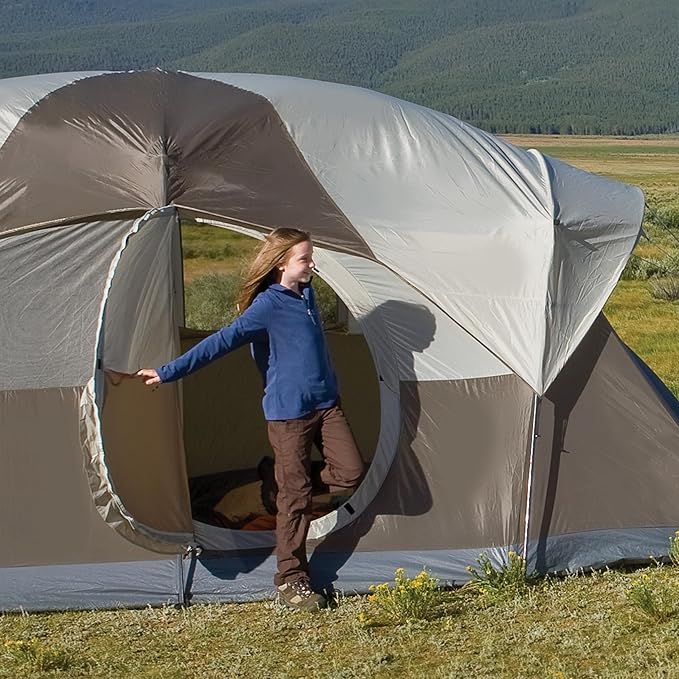 Coleman 6-Person WeatherMaster Camping Tent with Screened Porch, Weatherproof Tent with Screen Room, Rainfly & Carry Bag Included, Made Without PFAS Chemicals