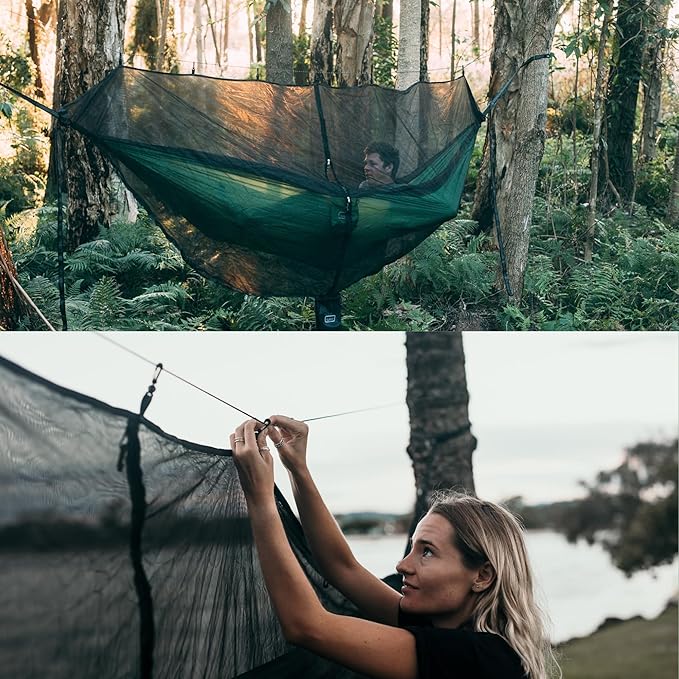 Nakie Portable Mosquito Net - Eco Conscious, Compact, Lightweight, Camping, Travel, Hiking, Hammock