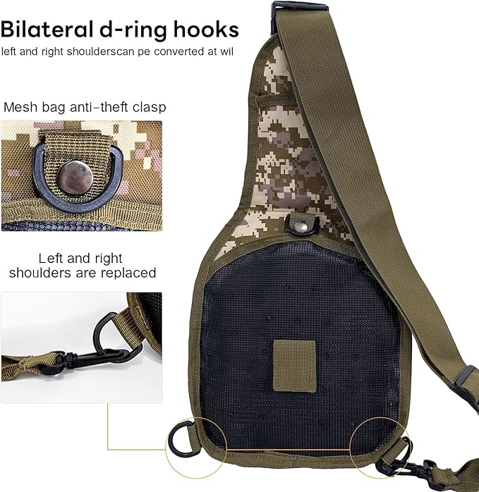 JUMAHE 80L 2-Pack Hiking Backpack for Men with Sling Tactical Backpack - Rucksack Molle Military Tactical Waterproof Lightweight Camping Backpack 3 Day Assault Pack for Travel, Climbing, Backpacking