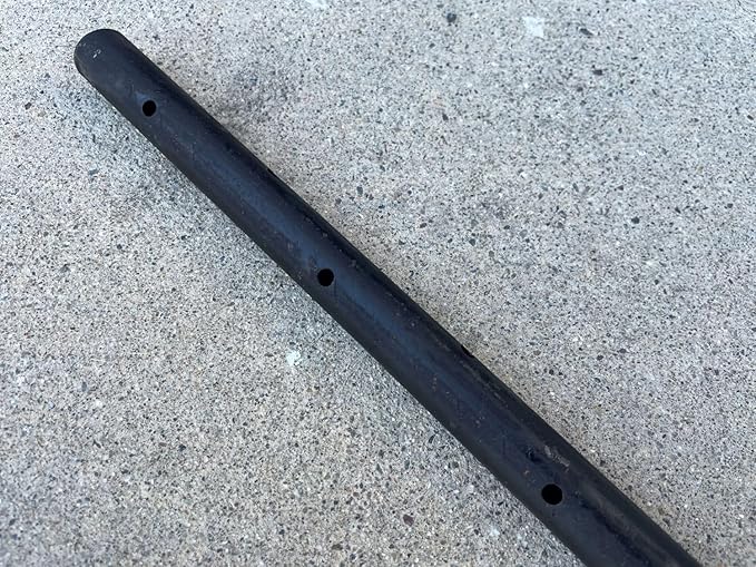 Sandbaggy Round Steel Concrete Form Stakes with Nail Holes - Rust Resistant Coating - Removable, Reusable (400, 3/4 in X 36 in)