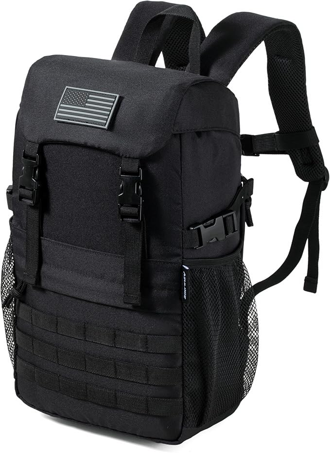 Small Tactical Backpack 20L – Mini Military Molle EDC Daypack, Water Repellent Assault Pack for Hiking, Camping & Outdoor