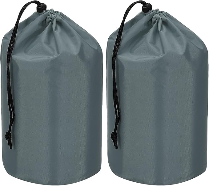 PATIKIL Stuff Sack, Waterproof Outdoor Storage Sack Portable Drawstring Dust Flap Bag Lightweight Sleeping Bag for Camping Hiking Travel