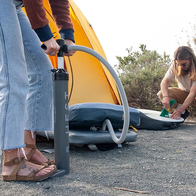 HEST Sleep System - Memory Foam Camping Mattress with Inflatable Pump and Carry Bag, Single Mattress