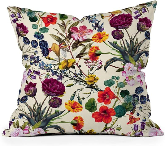 Society6 Magical Garden V Throw Pillow Insert-Home Decor by Burcu Korkmazyurek, 20" x 20"