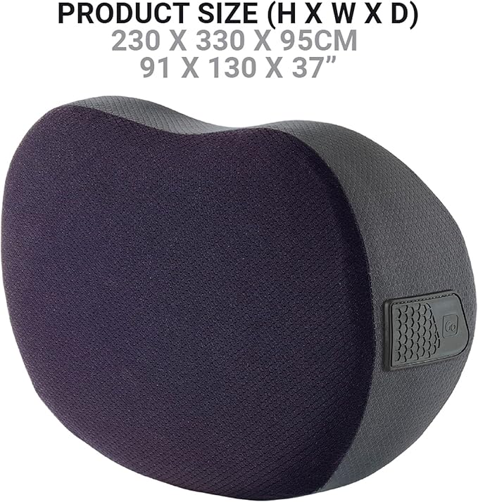 Go Travel Memory Dreamer Universal Pillow, Travel Pillow for Uninterrupted Sleep and Lumbar Support, Deluxe Memory Foam Pillow for Airplane, Bus, Car, and Train, Travel Essentials, Gray
