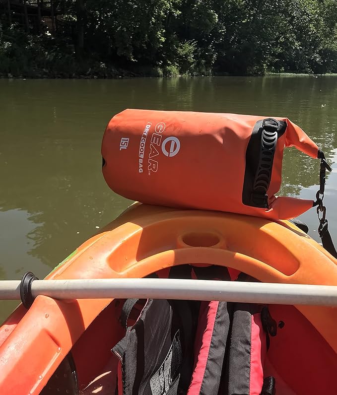 Enthusiast Gear Insulated Dry Bag Floating Cooler – 10L / 15L / 25L Roll Top, Leak Proof, Waterproof, Collapsible, with Padded Shoulder Strap - Perfect for Kayaking Fishing Beach