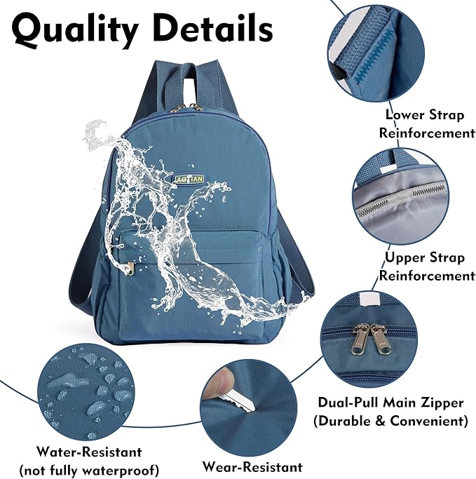 AOTIAN Lightweight Small Hiking Backpack for Women - Durable Water-Resistant Daypack for Travel, Camping & Outdoor Adventures