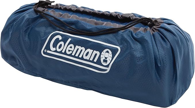 Coleman Silverton Self-Inflating Sleeping Pad, Lightweight Camping Pad with Pillow, Comfortable Sleeping Mat with Side Bumpers, Easy Inflation