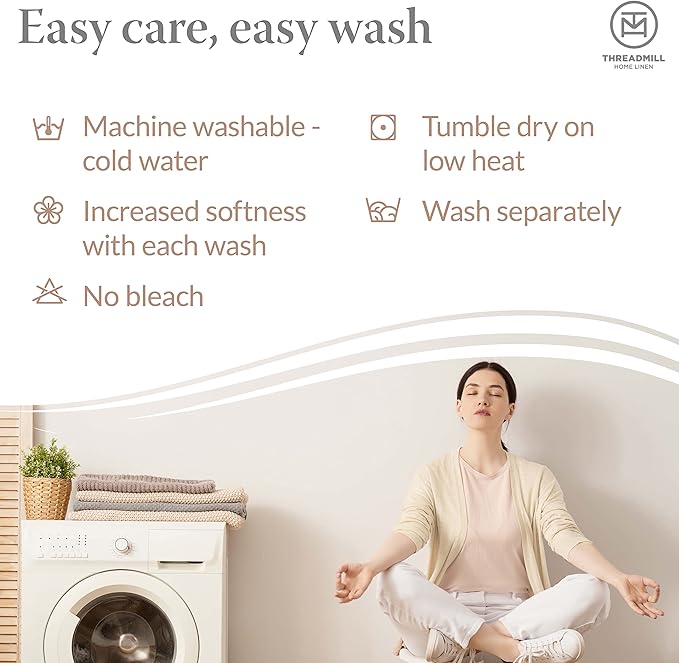 Threadmill Luxury Cotton Blankets for Queen Size Bed | All-Season 100% Cotton Queen Size Blanket | Aster Jacquard Cozy Lightweight, Soft Breathable Coverlet fits Full Size Bed, 90x92 | White