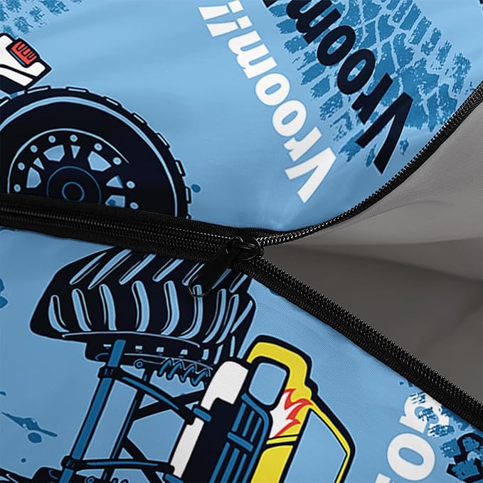 AILONEN Outer Space Astronaut Camping Sleeping Bags,Lightweight & Waterproof,3 Season Warm & Cool Weather,Cartoon Sleeping Bags for Kids,Boys Girls Travelling,Outdoors