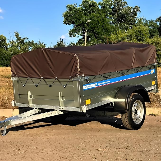 Tarp 8x10FT, 16 Mil Heavy Duty Waterproof Tarp, Large Multipurpose Cover with Brass Grommets and Reinforced Edges, UV Resistant Thick Poly Tarps for Outdoor Camping Tent Pool Car Tent