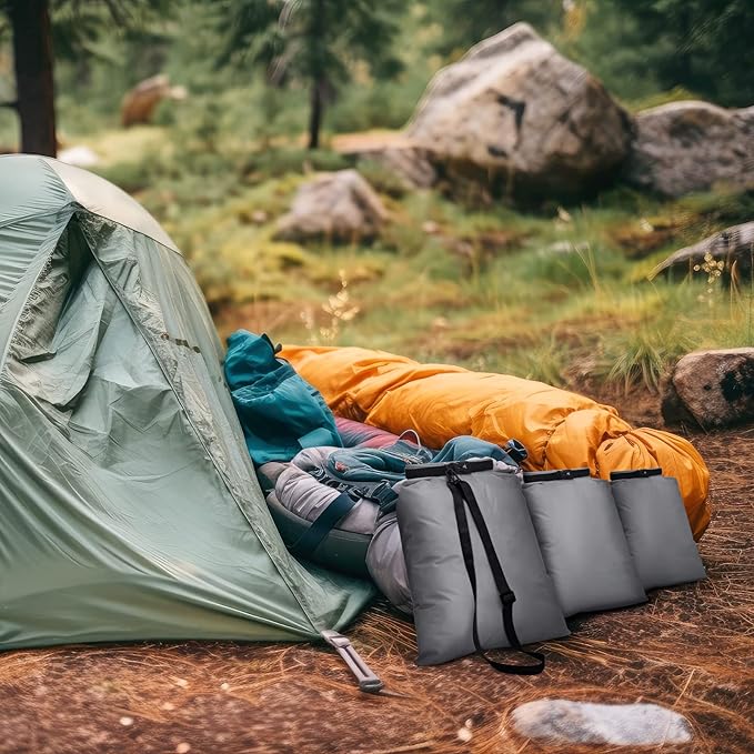 Shappy Waterproof Dry Bag Set 6 Sizes Lightweight Sacks and Long Adjustable Shoulder Strap Outdoor Water Proof Keep Gear Dry Bag Stuff Sacks for Backpacking, Boating, Hiking, Camping