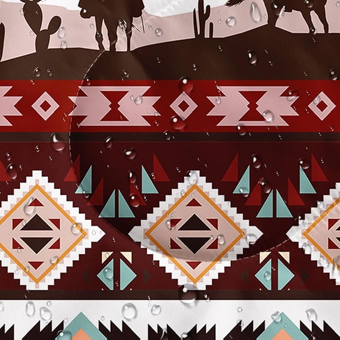 Kids Sleeping Bag for Boys Girls,Bohemian Cowboy Print-Lightweight Warm Portable Outdoor Indoor-Waterproof Cold Weather Resistant Sleeping Bag for Camping Hiking