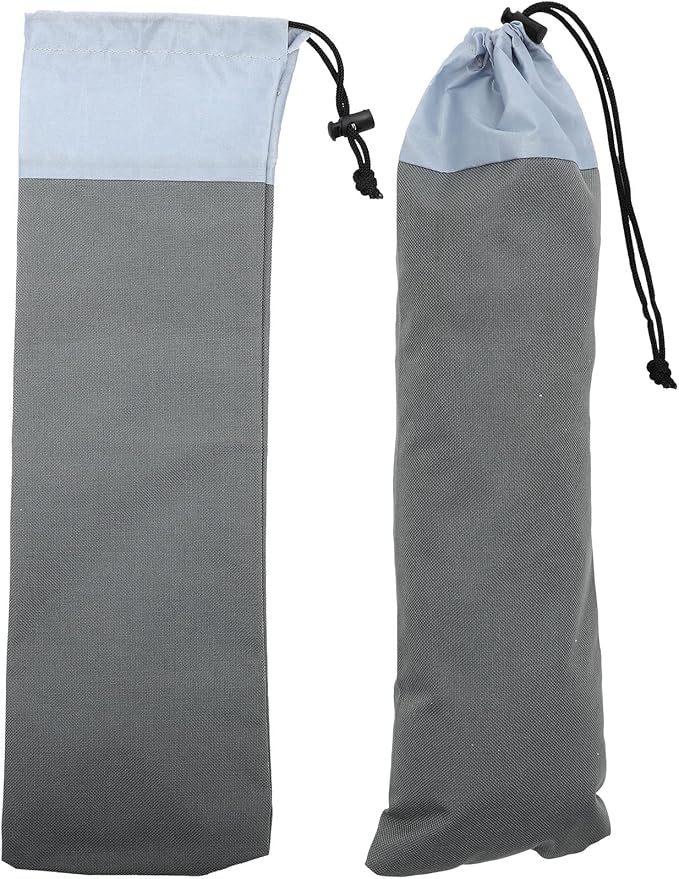 Gatuida 2Pcs Camping Tent Stakes Bag Heavy Duty Stakes Oxford Cloth Pouch Portable Outdoor Camping Spikes Storage Peg Bag Fishing Rod Pouch