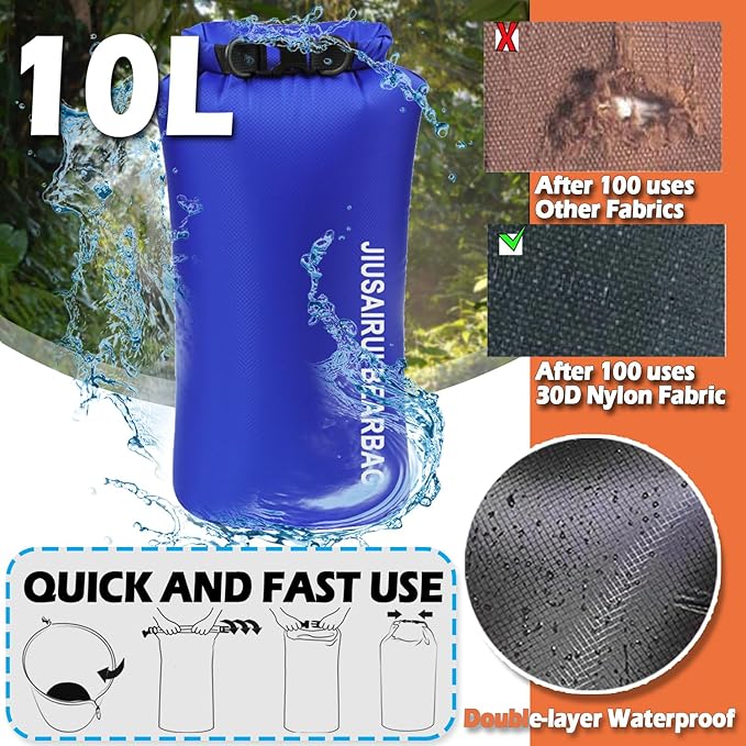7.8Oz Ultralight Bear Bag Hanging Kit: 30D Waterproof Bear Proof Food Storage for Backpacking and Camping Alternative to Bear Canister