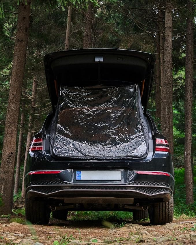 SUV 3 in 1 Tailgate Tent with TPU Window&Mesh Screen,Trunk Camping Tent, Waterproof 2000MM UPF 50+, Universal Fit Most Suvs