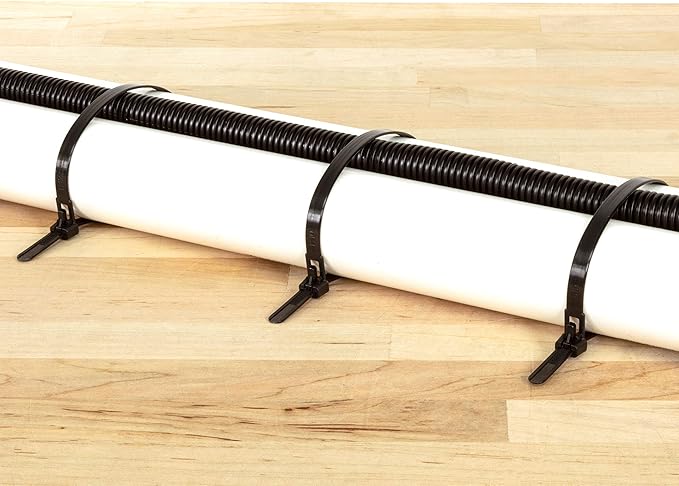 Reusable Zip Ties, 100 Pcs Assorted Fastening Cable Zip Ties 6" 8" 10" 12" Four Length Heavy Duty Nylon Self Locking Wire Ties