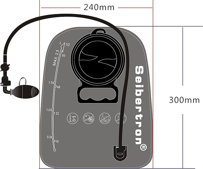Seibertron Tactical Molle Hydration Carrier Pack Backpack Great for Outdoor Sports of Running Hiking Camping Cycling Motorcycle