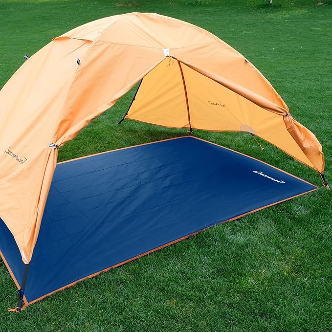 Clostnature Tent Footprint - Waterproof Camping Tarp, Heavy Duty Tent Floor Saver, Ultralight Ground Sheet Mat for Hiking, Backpacking, Hammock, Beach - Storage Bag Included