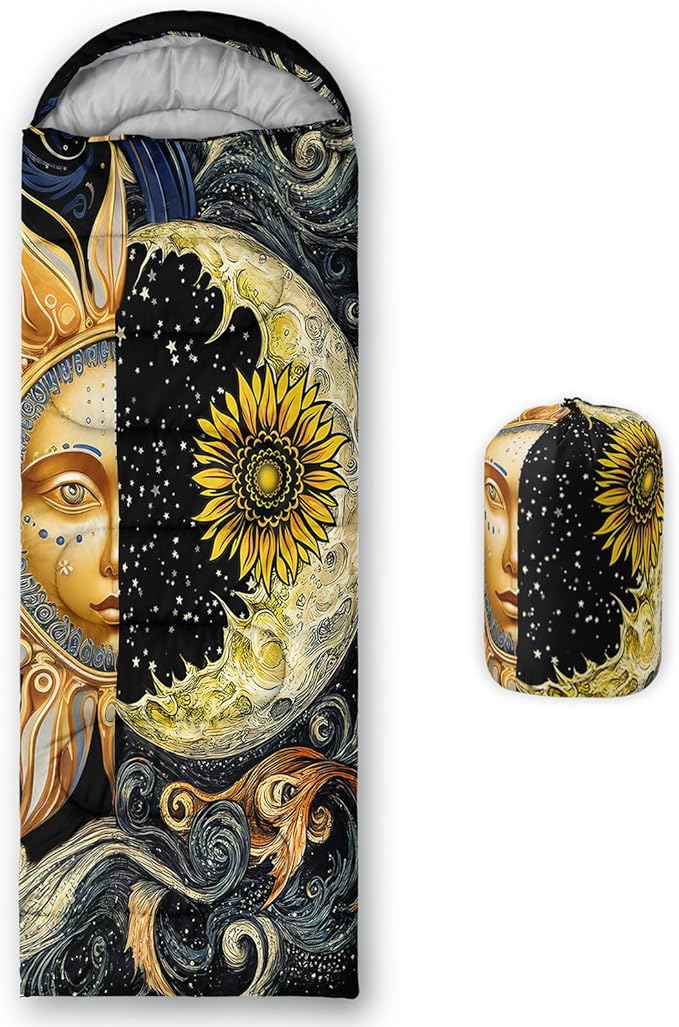 AILONEN Girls Pink Camping Sleeping Bags,Lightweight & Waterproof,3 Season Warm & Cool Weather,Cute Bow Duck Print Sleeping Bags for Kids,Girls,Adults Travelling,Outdoors