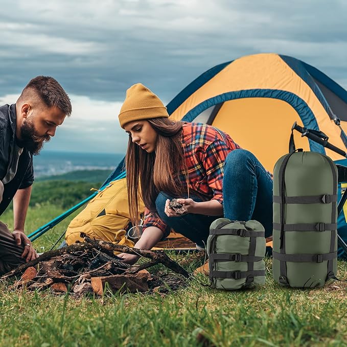 Compression Sack for Sleeping Bag Store Ultralight Sleeping Bag Compression Stuff Sack 15l 25l Space Saving Gear for Travel Camping Hiking Outdoor