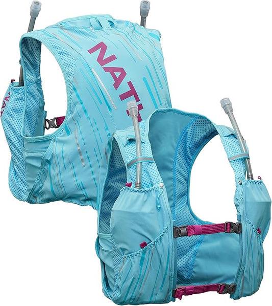 Nathan Pinnacle Race Vest 12L Hydration Pack, 1.6L Water Bladder, Running Vest, Water-Resistant Pockets, Lightweight & Moisture Wicking