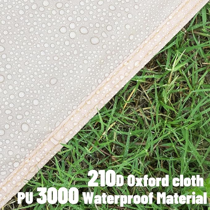 Eulant Waterproof Tent Footprint - 7.54ft X 8.53ft, Ideal for Camping, Hiking, Picnic & Backpacking