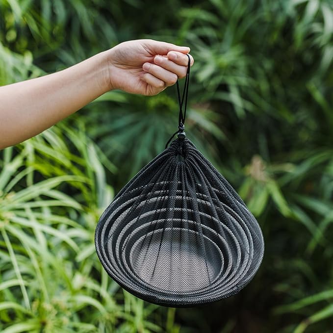 Boundless Voyage Titanium Camping Plate Dishes Saucer Lightweight Round Dinnerware Set Stackable Serving Plates Pasta Plates Travel Outdoor Home Kitchen Tableware Set Ti1117T