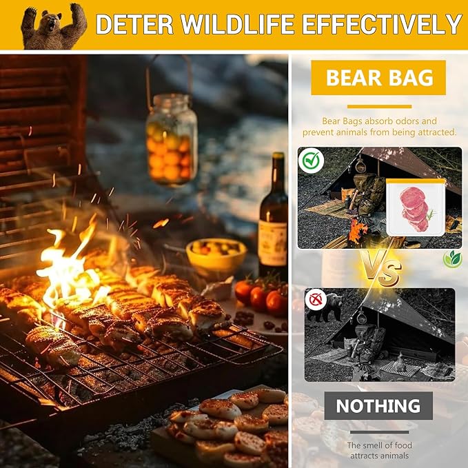 Reusable Sandwich Bags, Silicone Bags for Food Storage, Odor Proof Bags for Backpacking, Dishwasher Safe, for Marinate Meats, Cereal, Sandwich, Travel Items, Home Organization