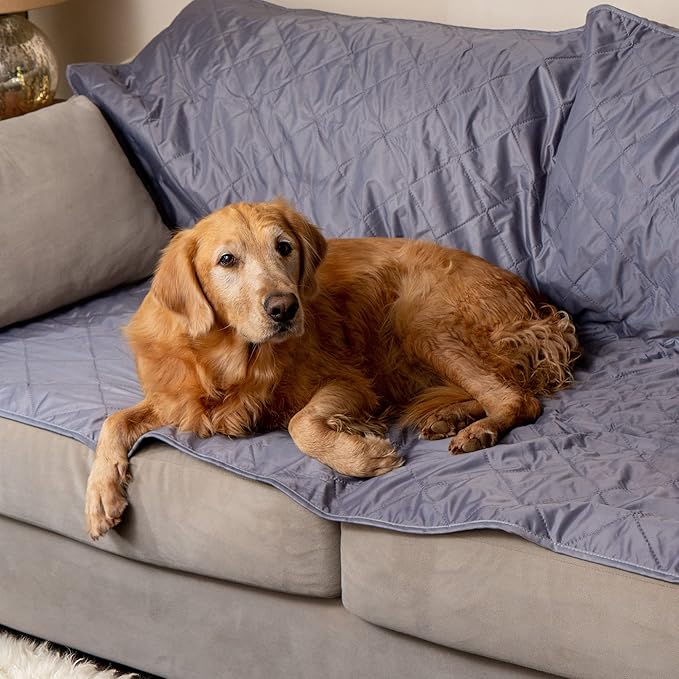 BRAWNTIDE Large Outdoor Waterproof Blanket - Extra Thick Fleece, Warm, Windproof, Sandproof, Quilted, 82" x 55", Ideal for Beaches, Picnics, Camping, Stadiums, Dogs, Car