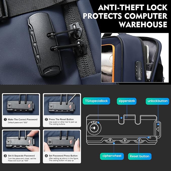 BANGE Stylish Urban Backpack Offers Multiple Compartments and Fashion-forward Design for Modern Lifestyles