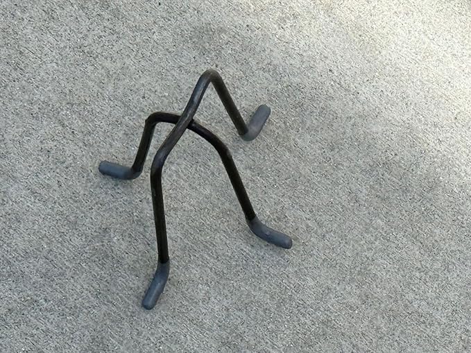 Sandbaggy 4 inch Metal Rebar Support Chairs - Plastic Dipped Legs - Rebar #3 to #5 - Concrete Wire Mesh Stands, Seat for Footings, Slabs, Walls (50, 4")