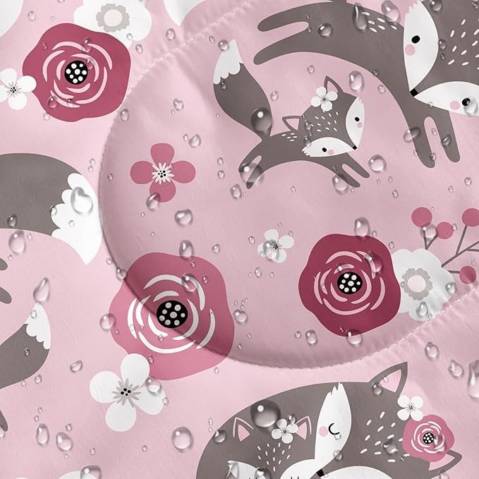 AILONEN Girls Pink Camping Sleeping Bags,Lightweight & Waterproof,3 Season Warm & Cool Weather,Cute Bow Duck Print Sleeping Bags for Kids,Girls,Adults Travelling,Outdoors